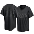 Choea TB.Rays #13 Junior Caminero Player Black Home Game Stitched Jerseys