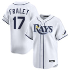 Choea TB.Rays #17 Jake Fraley Player White Home Limited Stitched Jerseys