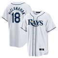 Choea TB.Rays #18 Shane McClanahan Player White Home Game Stitched Jerseys