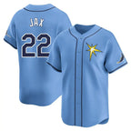 Choea TB.Rays #22 Griffin Jax Player Light Blue Home Limited Stitched Jerseys