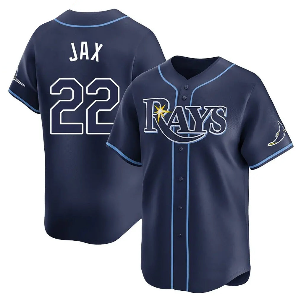 Choea TB.Rays #22 Griffin Jax Player Navy Home Limited Stitched Jerseys
