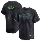 Choea TB.Rays #2 Yandy Diaz Player Black City Connect Home Limited Stitched Jerseys