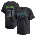 Choea TB.Rays #31 Cedric Mullins Player Black City Connect Home Limited Stitched Jerseys