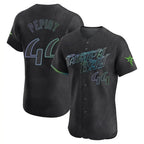 Choea TB.Rays #44 Ryan Pepiot Player Black City Connect Home Limited Elite Stitched Jerseys