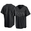 Choea TB.Rays #44 Ryan Pepiot Player Black Home Game Stitched Jerseys