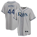 Choea TB.Rays #44 Ryan Pepiot Player Gray Home Limited Stitched Jerseys