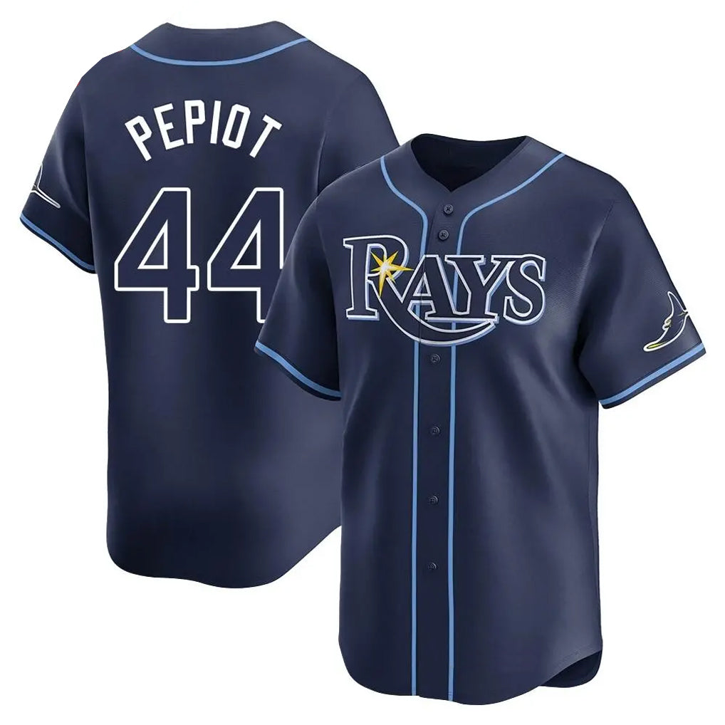 Choea TB.Rays #44 Ryan Pepiot Player Navy Home Limited Stitched Jerseys