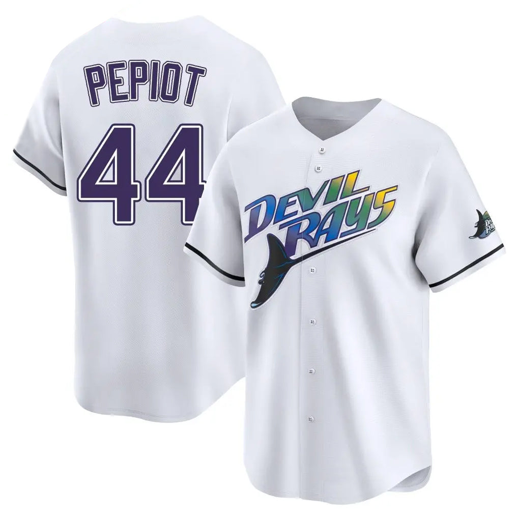 Choea TB.Rays #44 Ryan Pepiot Player White City Connect Home Stitched Jerseys