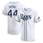 Choea TB.Rays #44 Ryan Pepiot Player White Home Limited Elite Stitched Jerseys