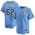 Choea TB.Rays #62 Jonathan Aranda Player Light Blue Home Limited Stitched Jerseys