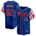 Choea TB.Rays #62 Jonathan Aranda Player Royal 2025 Independence Day Vapor Premier Limited Stitched Jerseys