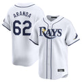 Choea TB.Rays #62 Jonathan Aranda Player White Home Limited Stitched Jerseys