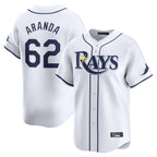Choea TB.Rays #62 Jonathan Aranda Player White Home Limited Stitched Jerseys
