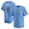 Choea TB.Rays #8 Brandon Lowe Player Light Blue Home Limited Stitched Jerseys