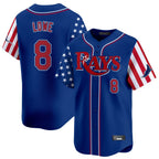 Choea TB.Rays #8 Brandon Lowe Player Royal 2025 Independence Day Vapor Premier Limited Stitched Jerseys
