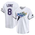 Choea TB.Rays #8 Brandon Lowe Player White City Connect Home Stitched Jerseys