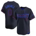 Choea T.Blue Jays #0 Andres Gimenez Player Black City Connect Limited Stitched Jerseys