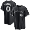 Choea T.Blue Jays #0 Andres Gimenez Player Black Home Game Stitched Jerseys