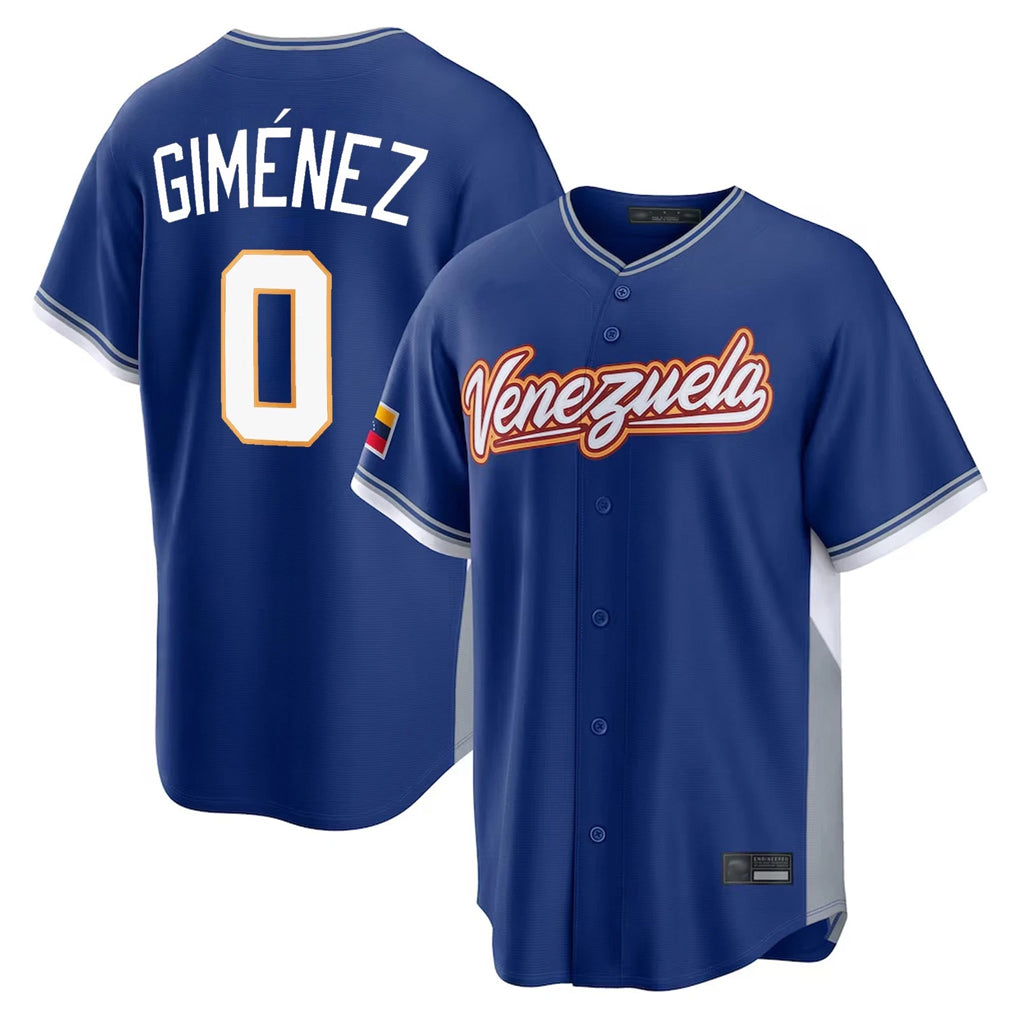 Choea T.Blue Jays #0 Andres Gimenez Player Royal 2026 World Series Classic Limited Stitched Jerseys