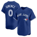 Choea T.Blue Jays #0 Andres Gimenez Player Royal Home Game Stitched Jerseys