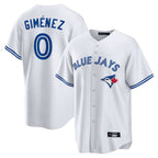 Choea T.Blue Jays #0 Andres Gimenez Player White Home Game Stitched Jerseys