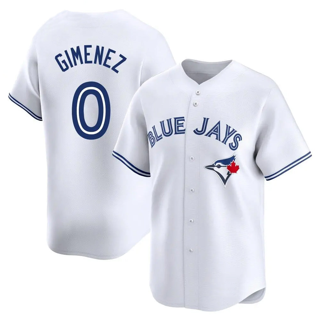 Choea T.Blue Jays #0 Andres Gimenez Player White Home Limited Stitched Jerseys