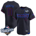 Choea T.Blue Jays #11 Bo Bichette Player Black 2025 World Series City Connect Limited Stitched Jerseys