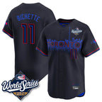 Choea T.Blue Jays #11 Bo Bichette Player Black 2025 World Series City Connect Limited Stitched Jerseys