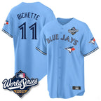 Choea T.Blue Jays #11 Bo Bichette Player Blue 2025 World Series Game Stitched Jerseys