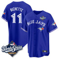 Choea T.Blue Jays #11 Bo Bichette Player Blue 2025 World Series Rush Limited Stitched Jerseys