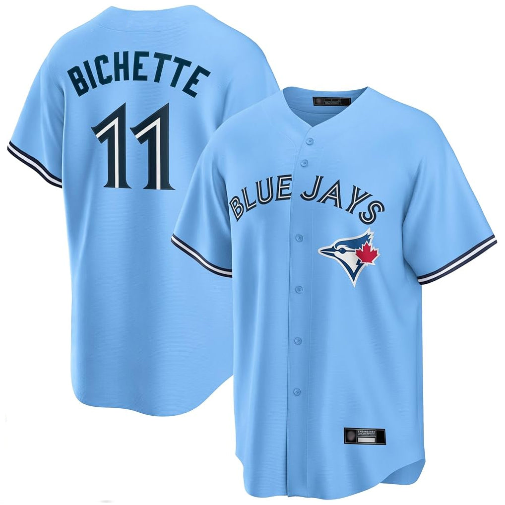 Choea T.Blue Jays #11 Bo Bichette Player Blue Home Limited Stitched Jerseys