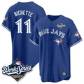 Choea T.Blue Jays #11 Bo Bichette Player Royal 2025 World Series Limited Home Stitched Jerseys