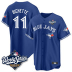 Choea T.Blue Jays #11 Bo Bichette Player Royal 2025 World Series Limited Home Stitched Jerseys