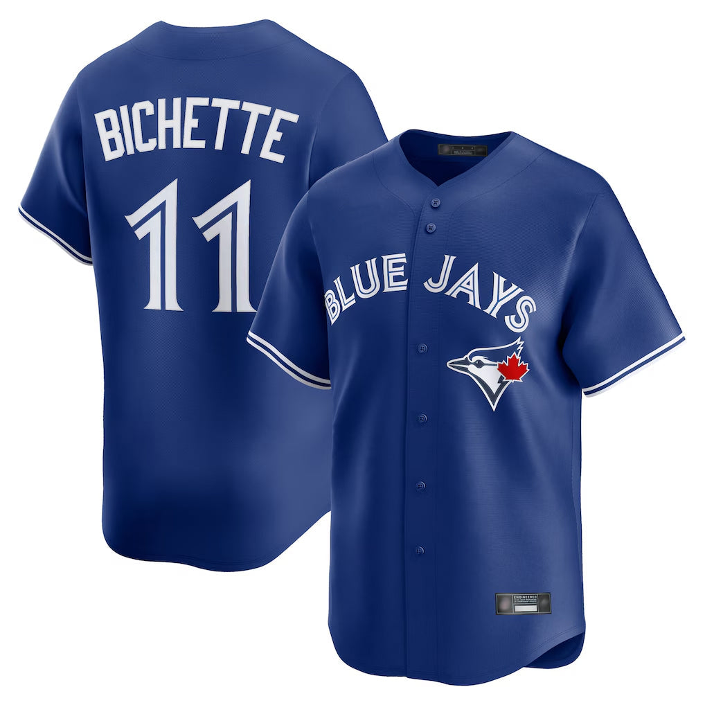 Choea T.Blue Jays #11 Bo Bichette Player Royal Limited Home Stitched Jerseys