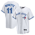 Choea T.Blue Jays #11 Bo Bichette Player White Home Limited Stitched Jerseys