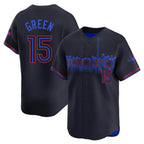 Choea T.Blue Jays #15 Chad Green Player Black&Blue City Connect Limited Stitched Jerseys