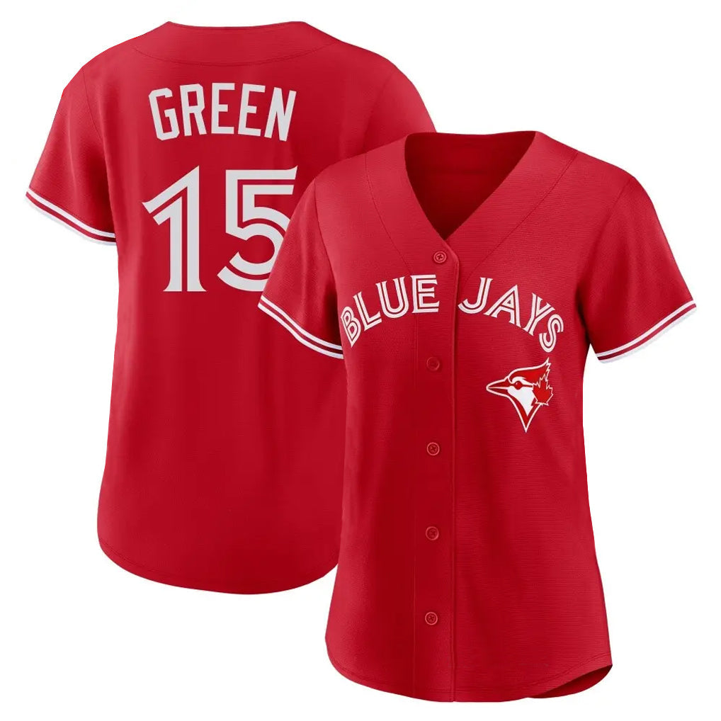 Choea T.Blue Jays #15 Chad Green Player Red Home Limited Stitched Jerseys