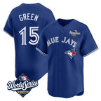Choea T.Blue Jays #15 Chad Green Player Royal 2025 World Series Limited Stitched Jerseys