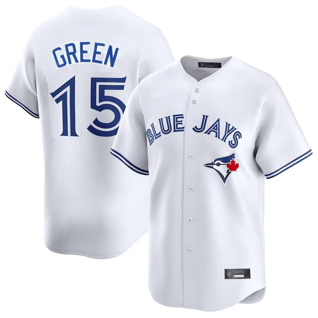 Choea T.Blue Jays #15 Chad Green Player White Home Limited Stitched Jerseys