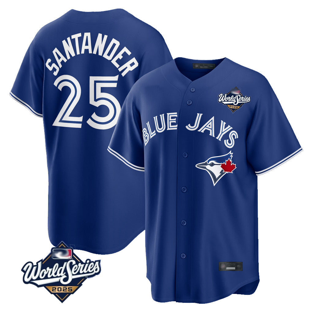 Choea T.Blue Jays #25 Anthony Santander Player Navy 2025 World Series Home Limited Stitched Jerseys