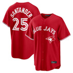Choea T.Blue Jays #25 Anthony Santander Player Red Home Limited Stitched Jerseys