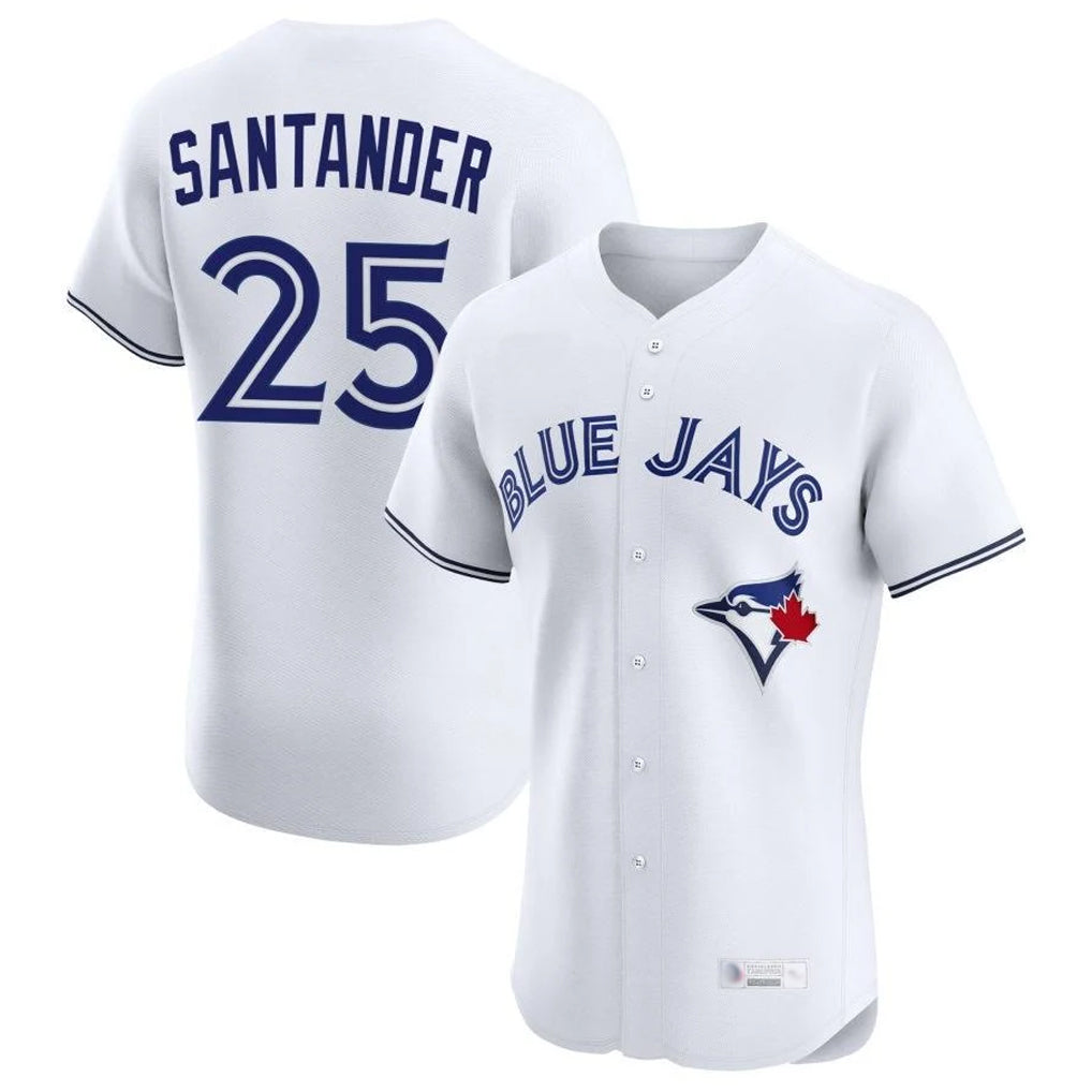 Choea T.Blue Jays #25 Anthony Santander Player White Elite Limited Home Stitched Jerseys