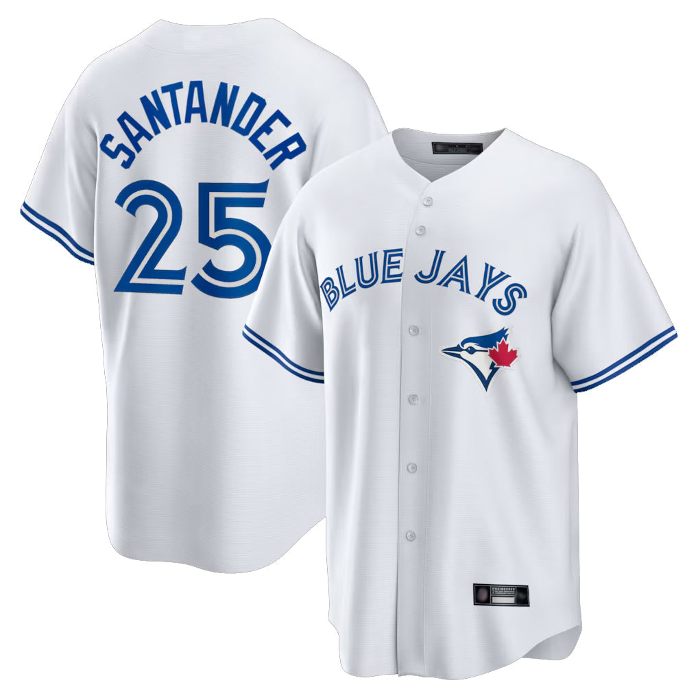 Choea T.Blue Jays #25 Anthony Santander Player White Game Stitched Jerseys