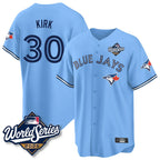 Choea T.Blue Jays #30 Alejandro Kirk Player Blue 2025 World Series Limited Stitched Jerseys