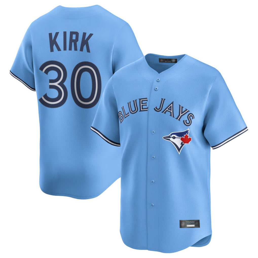 Choea T.Blue Jays #30 Alejandro Kirk Player Blue Home Limited Stitched Jerseys