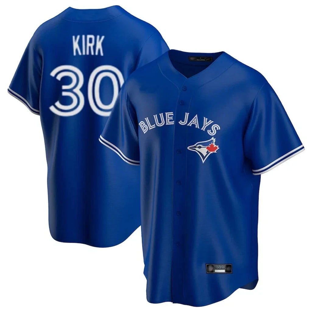Choea T.Blue Jays #30 Alejandro Kirk Player Royal Game Stitched Jerseys