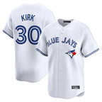 Choea T.Blue Jays #30 Alejandro Kirk Player White Home Limited Stitched Jerseys