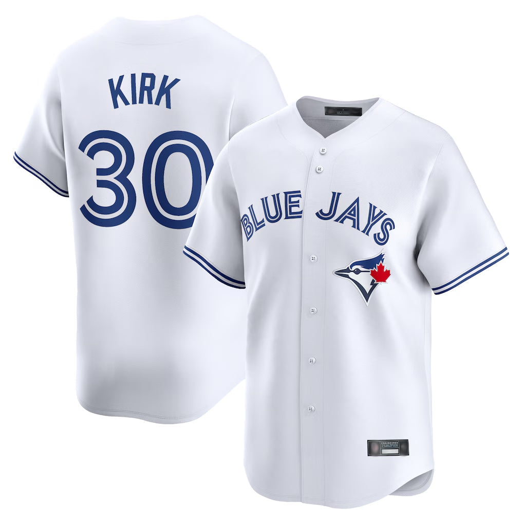 Choea T.Blue Jays #30 Alejandro Kirk Player White Home Limited Stitched Jerseys