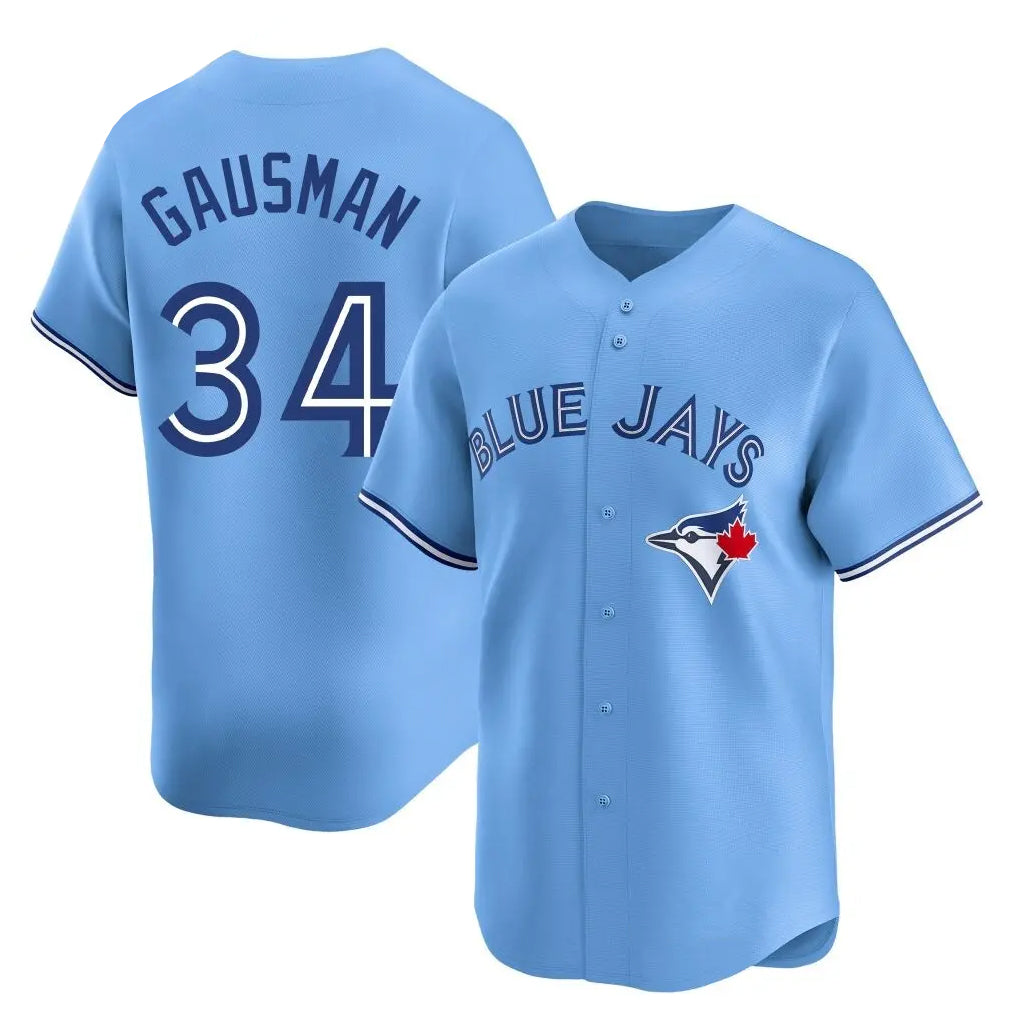 Choea T.Blue Jays #34 Kevin Gausman Player Blue Home Limited Stitched Jerseys