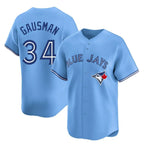 Choea T.Blue Jays #34 Kevin Gausman Player Blue Home Limited Stitched Jerseys